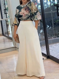 Branco com estampado