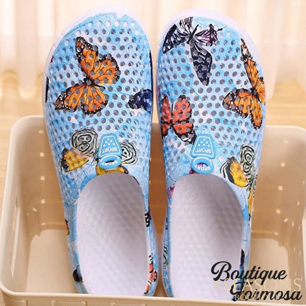 Tênis Valentine Azul Borboleta / 35 200001004