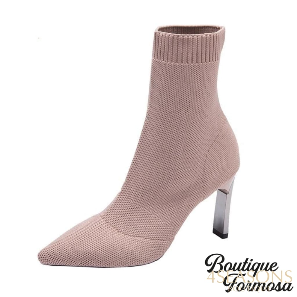 Bota Metalic Nude / 34 200000998
