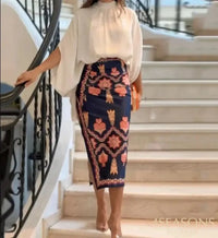 Branco com Estampado