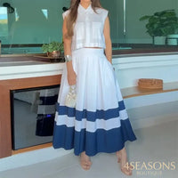 Branco com Azul