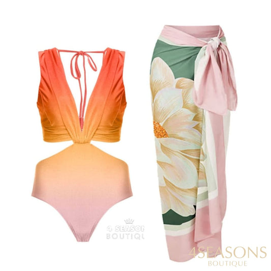 Maiô Fanny + Pareô Grátis / P