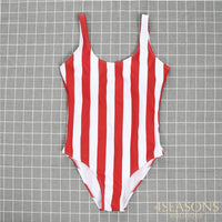 Estampa listras vermelhas