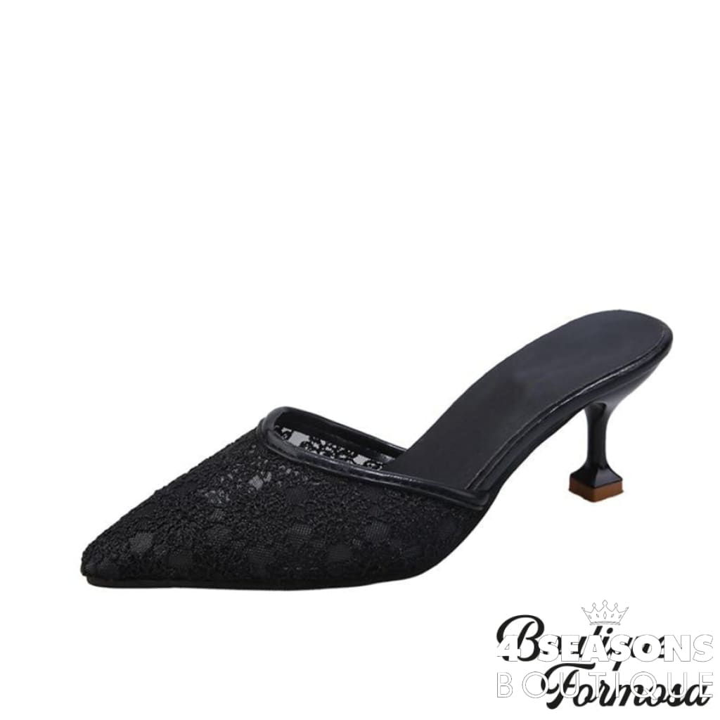 Mule Lace Preto / 33 200001004