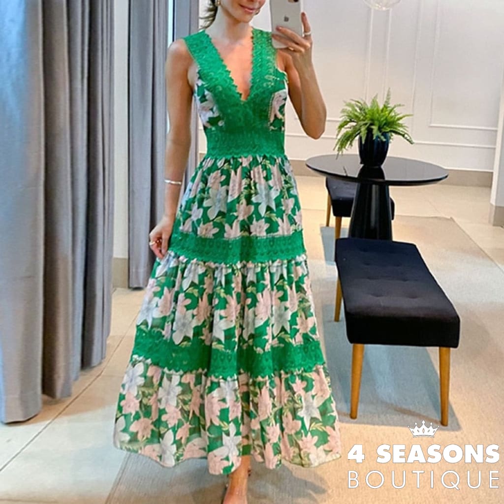 Vestido Paloma Nuance Verde / P